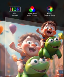 KTC 27 Inch Computer Monitor, 1080P Full HD 100Hz Gaming Monitor with HDR10, Freesync, HDMI & VGA Ports, VESA, Tilt Adjustable, Eye Care, Frameless Office PC Monitor, H27V13 27-inch FHD 100Hz VA 8 61uF9XeF5gL