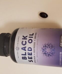 Organic Black Seed Oil Capsules | 120 Vegan Softgel Black Cumin Seed Oil Capsules | 1400mg Per Serving Virgin Cold Pressed Nigella Sativa Oil Pills with Thymoquinone & Vitamin E, Rich in Omega 3 6 9 28 61uGVaO3aRL