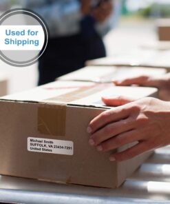 COLORWING 12 Rolls 1-1/8" x 3-1/2" Barcode Label Compatible Dymo 30252 Address Labels, 28mm x 89mm, Work with Dymo LabelWriter 450, 450 Turbo, 4XL, 400 Printers(4200 Labels) 12 61uIjencxL 1