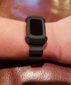 SUPCASE Unicorn Beetle Pro Series Design for Fitbit Charge 2, Replacement Bands with Built-in Rugged Protective Case (Black) Black 40 61uJ3v1RTZL