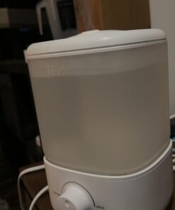 LEVOIT Top Fill Humidifiers for Bedroom, 2.5L Large Tank, Easy to Fill and Clean, 26dB Quiet Cool Mist Air Humidifier for Home Baby Nursery & Plants,Auto Shut-off and BPA-Free for Safety, 25H Runtime White 27 61uJhaXBsdL