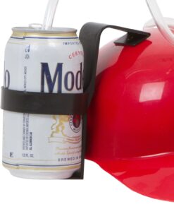 Alternative view of Drinker Beer and Soda Guzzler Helmet Red Standard Packaging