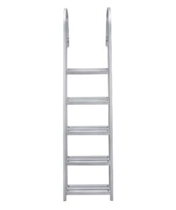 RecPro 5 Step Removable Boarding Boat Ladder | AL-A5 | Marine Pontoon Boat Dock | Heavy Duty Aluminum 24 61uKD22VGPL