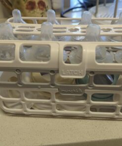 Munchkin® High Capacity Dishwasher Basket, 1 Pack, Grey 1 Count (Pack of 1) 30 61uKFtY9UWL