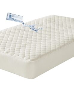 American Baby Company Waterproof Crib and Toddler Mattress Protector, Quilted Fitted Protector Pad Cover made with Organic Cotton Top Layer, 52“ x 28" Crib (28" x 52") 20 61uKGPxUEOL