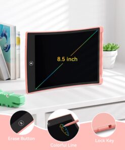 KOKODI Kids Toys 2 Pack LCD Writing Tablet, Colorful Toddler Drawing Pad Doodle Board Erasable, Educational Learning Toys Birthday Gifts for Boys Girls Age 3 4 5 6 7 8 (Blue & Pink) 8.5 Inch 13 61uKjWja31L 1