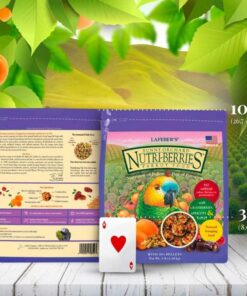 LAFEBER'S Sunny Orchard Nutri-Berries Pet Bird Food, Made with Non-GMO and Human-Grade Ingredients, for Parrots, 3 lb 3 Pound (Pack of 1) 18 61uORWWjwhL
