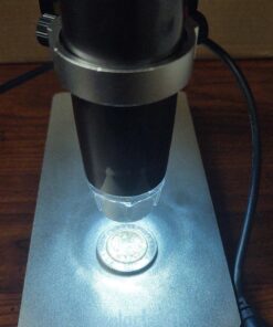 Koolertron Aluminum Alloy Microscope Stand Portable Adjustable Manual Focus Digital USB Microscope Holder Support Adjusted Up and Down 7.3 inch 25 61uOh2W5SjL