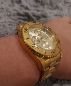 Invicta Pro Diver Men's Wrist Watch Stainless Steel Japanese Quartz 22 mm Gold Ion-Plating 36 61uOwLVQE7L