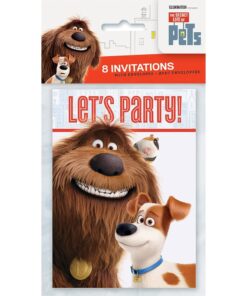 Alternative view of Secret Life of Pets Party Invitations - 5.5” x 4”, 8 Pcs