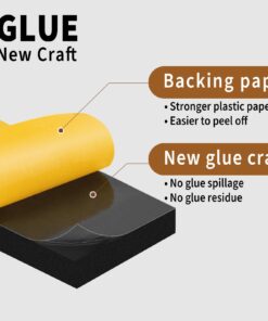 Yotache Adhesive Weather Stripping 2 Rolls 1" W X 1/8" T, Neoprene Foam Weatherstrip Tape for Automotive, 33 Ft Length (2 X 16.5 Ft Each) 1" x 1/8" x 33' 12 61uQ6OgfAxL 1