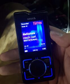 Replacement for Sirius SL2 XM Battery - Compatible with Sirius Stiletto 2 Satellite Radio Battery (1400mAh 3.7V Lithium-Ion) 7 61uS Epj SL