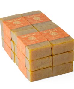 Bali Soap - Plumeria Natural Soap - Bar Soap for Men & Women - Bath, Body and Face Soap - Vegan, Handmade, Exfoliating Soap - 12 Pack, 3.5 Oz each 3.5 Ounce (Pack of 12) 6 61uSO1b5YDL