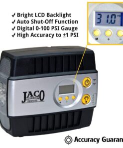 JACO SmartPro 12V Tire Inflator Air Compressor - Portable Automatic Digital Tire Pump (Max 100 PSI, 12-Volt DC) 22 61uV7HVqTuL