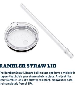YETI Straw Lid for YETI Rambler Drinkware, Shatter-Proof and Dishwasher Safe 30 Ounce 16 61uYc9iJX5L