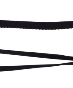 Hamilton Pet & Equine Hamilton Nylon Leash with Swivel Snap, Black, 3/8" x 6' 6 FOOT LEAD BLACK LEAD