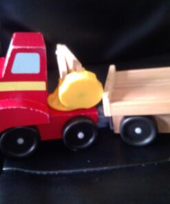 Melissa & Doug Magnetic Car Loader Wooden Toy Set With 4 Cars and 1 Semi-Trailer Truck - Crane Wooden Toy, Vehicle Toys For Kids Ages 3+ 51 61uZs4RBEaL