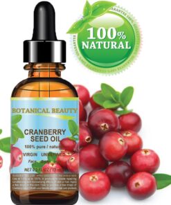 Botanical Beauty CRANBERRY SEED OIL 100% Pure Natural Undiluted Virgin Unrefined Cold Pressed Carrier Oil 0.5 Fl.oz.- 15 ml for Face, Skin, Body, Hair, Nail, Anti - aging 8 61uc3RhMM9L