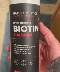 Ultra Biotin Shampoo for Thinning Hair - Extra Strength Volumizing Shampoo for Men and Women with B Vitamins and Rosemary Essential Oil - Sulfate Free Shampoo Biotin Formula for Hair and Scalp Care Sandalwood 37 61udWD2YpGL