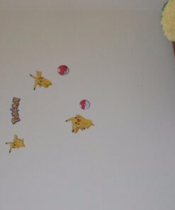 RoomMates RMK2536GM Pokemon Pikachu Peel and Stick Wall Decals , Yellow 19 61udtwxRsgL