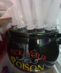 EZ-Inject 25 Pack Plastic Syringes for Jello Shots 1oz - 100% Safe and Reusable Jello Shot Syringes with Caps - Small Syringe Shots Holiday and Halloween Party Supplies for Adults 25 61uedQ1rxaL