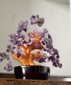 Parma77 Amethyst Crystal Tree, Purple Healing Crystals Gemstones Bonsai Money Tree, Purple Room Decor Cubicle Office Desk Decor for Women, Feng Shui Wealth and Luck Spiritual Gifts for Women 35 61uesqlFOLL