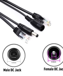 Alternative view of iCreatin Passive PoE Injector and PoE Splitter Kit with 5.5x2.1 mm DC Connector 1 Pair