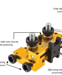 Alternative view of Wheeler Engineering Armorer's Handgun Sight Tool with Heavy-Duty Construction and Reversible Assembly for Handguns, Gunsmithing and Maintenance