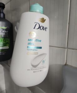 Dove Body Wash with Pump Sensitive Skin Hypoallergenic, Paraben-Free, Sulfate-Free, Cruelty-Free, Moisturizing Skin Cleanser Effectively Washes Away Bacteria While Nourishing Skin 30.6 oz Unscented 30.6 Fl Oz (Pack of 1) 29 61uhU o2sIL