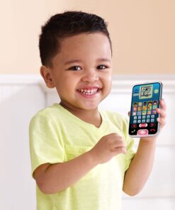 VTech Call and Chat Learning Phone, 0.91 x 3.27 x 5.91 inches, Black & blue Standard Packaging 18 61ula07ZLL 3
