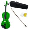 SKY Full Size VN202 Wood Green Violin Beautiful Color with Brazilwood Bow and Lightweight Case 56 61ulv0CSwrL