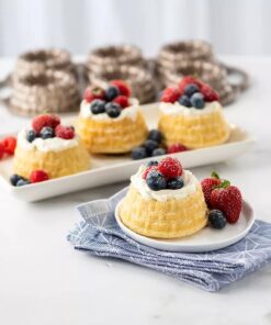 Nordic Ware Cast-Aluminum Nonstick Baking Pan, Shortcake Baskets Shortcake Baskets Baking Pan 16 61ulzMbqPZL