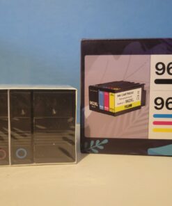 Exurbiz 962XL Ink Cartridges Combo Pack Compatible for HP 962 XL Ink High Yield Work with HP OfficeJet Pro 9010 9012 9015 9020 9018 9025 9019Printers (Black Cyan Magenta Yellow, 4 Pack) 23 61umylAInhL 1