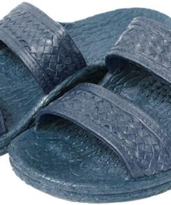 Pali Hawaii Unisex Adult Classic Jandals Sandals 7 Navy