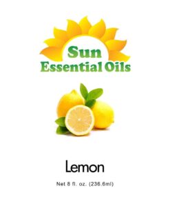 Sun Essential Oils 8oz - Lemon Essential Oil - 8 Fluid Ounces 8 Fl Oz (Pack of 1) 8 61unfH20ZwL
