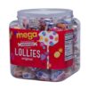 Smarties Lollies, Mega, 4 Pounds 1 Ounce, 60 Count