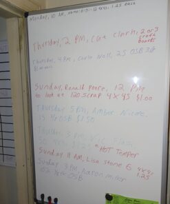 Amazon Basics Magnetic Dry Erase White Board, 36 x 24-Inch, Aluminum Frame, Silver/White 24" x 36" Magnetic, Aluminum Frame 40 61up7bC0kL