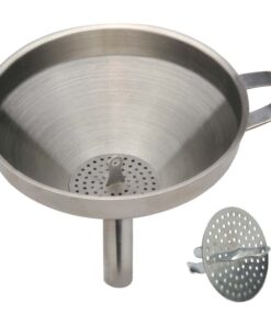 Norpro 5 1/2-Inch Stainless Steel Funnel with Detachable Strainer, 5.5in/14cm, as shown 7 61upGvtK8yL