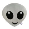 Emoji Alien Face Emoticon Cushion Stuffed Plush Soft Pillow, Official Certified, EvZ 31cm Gray 28 61upSWsSOmS