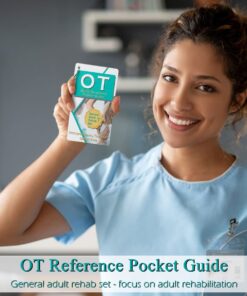 Occupational Therapy Reference Pocket Guide - Must Have OT Resource, 32 Pages OT Quick Tips for OT Student Occupational Therapist Gifts, 17 Cards Perfect Pocket Sized 3"×5" - General Adult Rehab Set 21 61upjxuLTbL