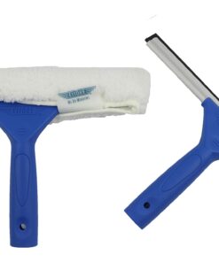 Ettore 17050 All-Purpose Window Cleaning Combo Kit Includes 12-Inch All-Purpose Squeegee, 10-Inch All-Purpose Microfiber Washer and 42-inch REA-C-H Extension Pole , Blue 6 61upthjwcL