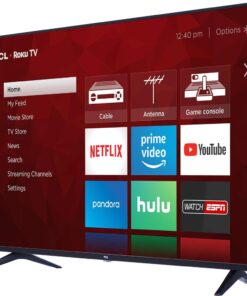 TCL 55S517 55-Inch 4K Ultra HD Roku Smart LED TV (2018 Model) 55 in TV only 24 61uq7fBPwNL