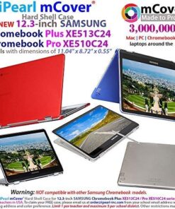 iPearl mCover Hard Shell Case for 12.3" Samsung Chromebook Plus XE513C24 Series (NOT Compatible with Older XE303C12 / XE500C12 / XE503C12 Models) Laptop - Chromebook Plus XE513C24 (Aqua) Aqua 22 61uqVqFIbuL