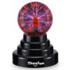 Theefun Plasma Ball, 3 Inch Plasma Lamp, Touch Sensitive Plasma Globe USB or Battery Powered Nebula Thunder Lightning, Novelty Toy for Kids, Parties, Prop, Bedroom, Home, Decoration, Christmas Gifts 9 61ur3wJMoJL
