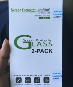amFilm Screen Protector 4.7“ for Apple iPhone SE 3 SE2, iPhone 8, iPhone 7, iPhone 6S and iPhone 6 Tempered Glass, 2 Pack 78 61ur7Dm8l3L