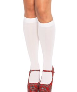 Leg Avenue Women's Athletic Knee Socks One Size White 18 61urcmF01jL