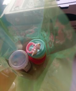 KIDDY DOUGH 40 Pack of Birthday Party Favors Bulk Dough & Clay Pack - Includes Molded Animal Shaped Lids + 40 Shapes & Numbers Dough Tools - Holiday Edition - (1oz Tubs - 40oz Total), Multi Color 28 61usAgT bL