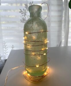 Amazon Basics 9ft 25 LED Fairy Lights, Battery Powered Outdoor String Lights for Bedroom, 2-pack (50 LEDs total), Warm White 25 LEDs, Fairy String - 2 pack 46 61utRCU4eAL