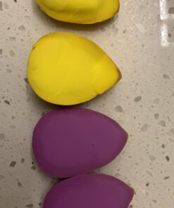 BEAKEY 5 Pcs Makeup Sponges Set, Latex-Free, High-density Wonder Blender Perfect for Liquid, Cream, and Powder, Soft and Flexible Boun Boun Beauty Sponges, Beauty Gift Set 5pcs multi-colored sponges 35 61uttQQOYqL