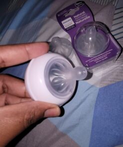 Philips AVENT Natural Response Baby Bottle Nipples Flow 5, 6M+, 4pk, SCY965/04 6 Month + 32 61uvesKSjL